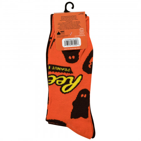 Hershey's Kisses and Reese's Cups Spooky 2-Pairs of Crew Socks